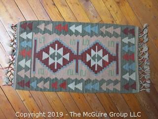 20 x 42" Geometric Pattern Rug