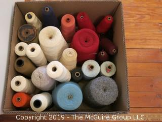 Assorted Cones of Yarn/Thread 