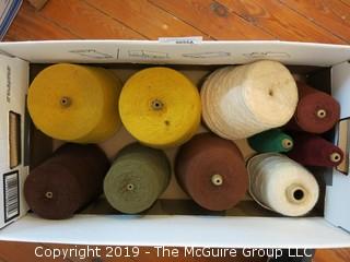 Assorted Cones of Yarn/Thread 