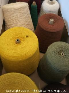 Assorted Cones of Yarn/Thread 