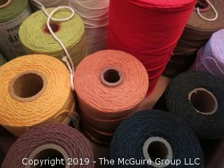 Assorted Cones of Yarn/Thread 