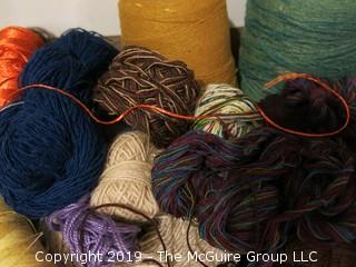 Assorted Cones of Yarn/Thread 