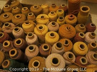 Assorted Cones of Yarn/Thread 