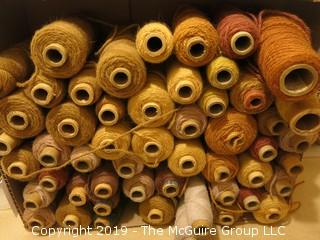 Assorted Cones of Yarn/Thread 