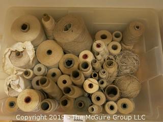 Assorted Cones of Yarn/Thread 