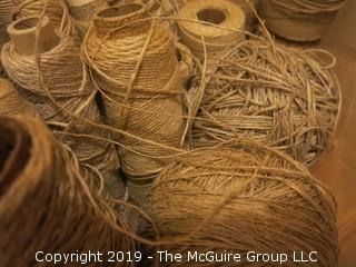 Assorted Cones of Yarn/Thread 