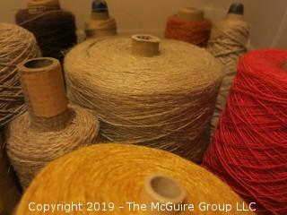 Assorted Cones of Yarn/Thread 