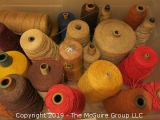 Assorted Cones of Yarn/Thread 