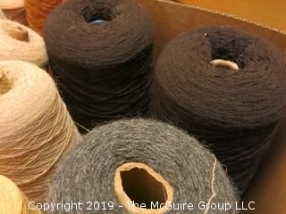 Assorted Cones of Yarn/Thread 