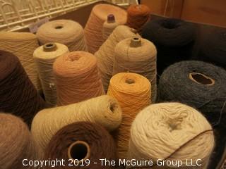 Assorted Cones of Yarn/Thread 