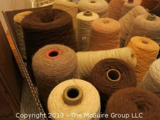 Assorted Cones of Yarn/Thread 