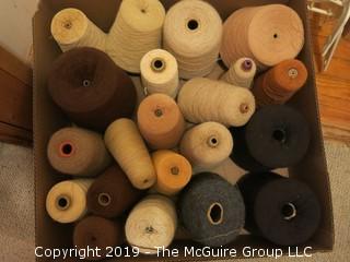 Assorted Cones of Yarn/Thread 