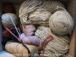 Assorted Mostly Handwoven Yarn 