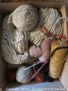 Assorted Mostly Handwoven Yarn/Thread 