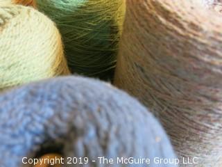 Assorted Cones of Yarn/Thread 