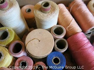 Assorted Cones of Yarn/Thread 