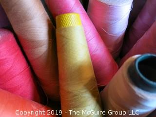 Assorted Cones of Yarn/Thread 