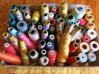 Assorted Cones of Yarn/Thread 