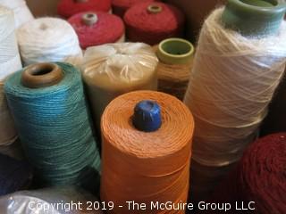 Assorted Cones of Yarn/Thread 