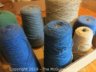 Assorted Cones of Yarn/Thread 