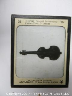 Collection of 50 Magic Lantern Glass Slides from Keystone View Co. 