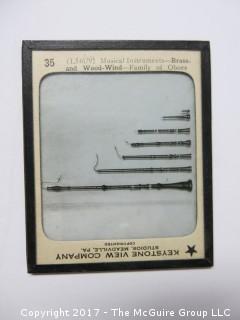 Collection of 50 Magic Lantern Glass Slides from Keystone View Co. 