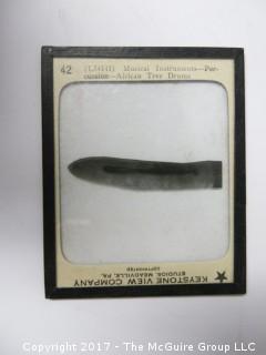 Collection of 50 Magic Lantern Glass Slides from Keystone View Co. 