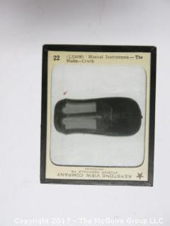 Collection of 50 Magic Lantern Glass Slides from Keystone View Co. 