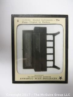 Collection of 50 Magic Lantern Glass Slides from Keystone View Co. 