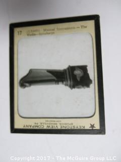 Collection of 50 Magic Lantern Glass Slides from Keystone View Co. 