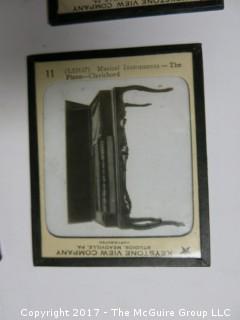 Collection of 50 Magic Lantern Glass Slides from Keystone View Co. 