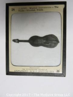 Collection of 50 Magic Lantern Glass Slides from Keystone View Co. 