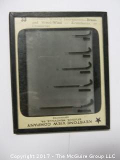 Collection of 50 Magic Lantern Glass Slides from Keystone View Co. 