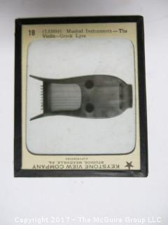 Collection of 50 Magic Lantern Glass Slides from Keystone View Co. 