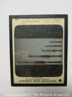 Collection of 50 Magic Lantern Glass Slides from Keystone View Co. 