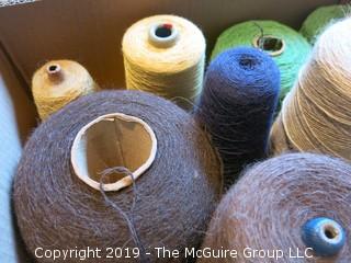 Assorted Cones of Yarn/Thread 