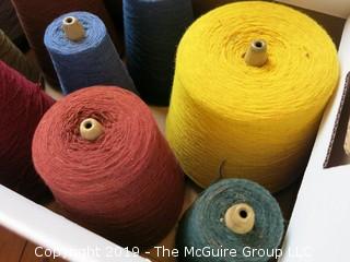 Assorted Cones of Yarn/Thread 