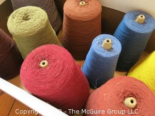 Assorted Cones of Yarn/Thread 