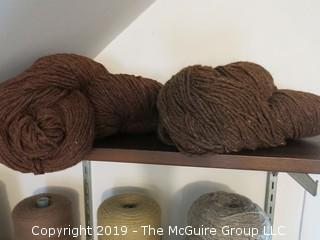 Assorted Cones of Yarn/Thread 