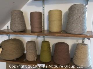 Assorted Cones of Yarn/Thread 