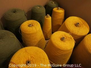 Assorted Cones of Yarn/Thread 