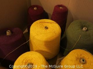 Assorted Cones of Yarn/Thread 