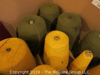 Assorted Cones of Yarn/Thread 