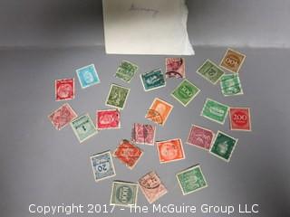 Collection of foreign postage stamps 