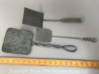 (3) Metal Handled Spatula's 