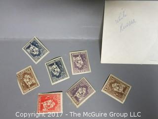 Collection of foreign postage stamps