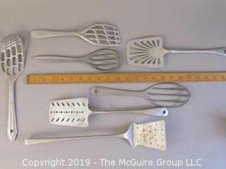 Collection of Aluminum Spatulas