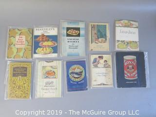 Collection of Vintage Food Brand Recipe Pamphlets