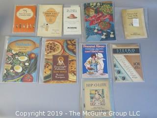 Collection of Vintage Food Brand Recipe Pamphlets