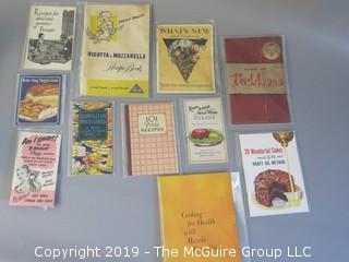 Collection of Vintage Food Brand Recipe Pamphlets